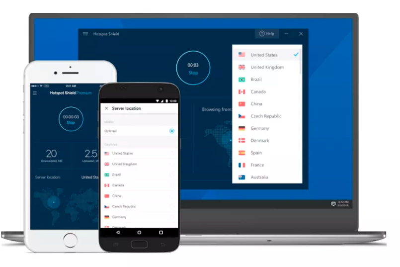 4 . هوت سبوت شيلد Hotspot Shield