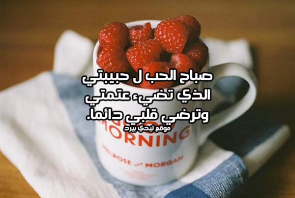 صباح الحب حبيبتي