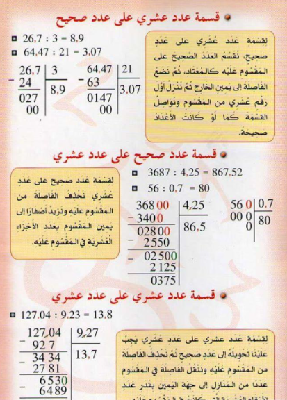 مطويات عن القسمة1