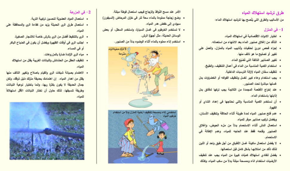 مطويات عن الماء 3