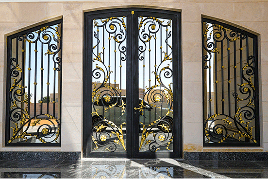 ابواب حديد فيلات6