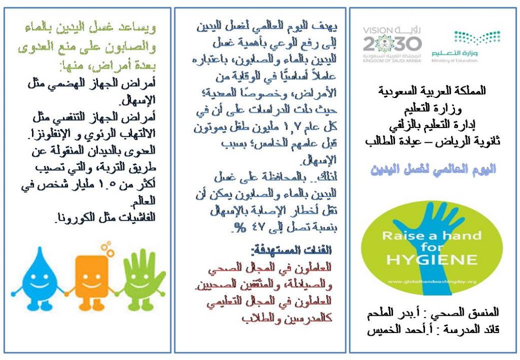 مطويات عن البيئة النظيفة ٤