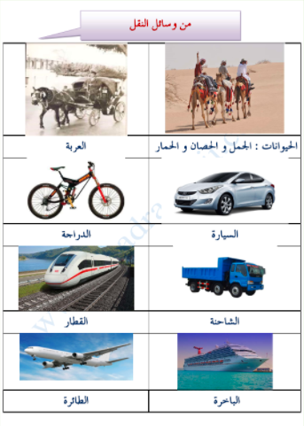 مطويات عن وسائل المواصلات 4