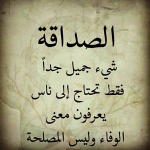 شعر عن الصداقة
