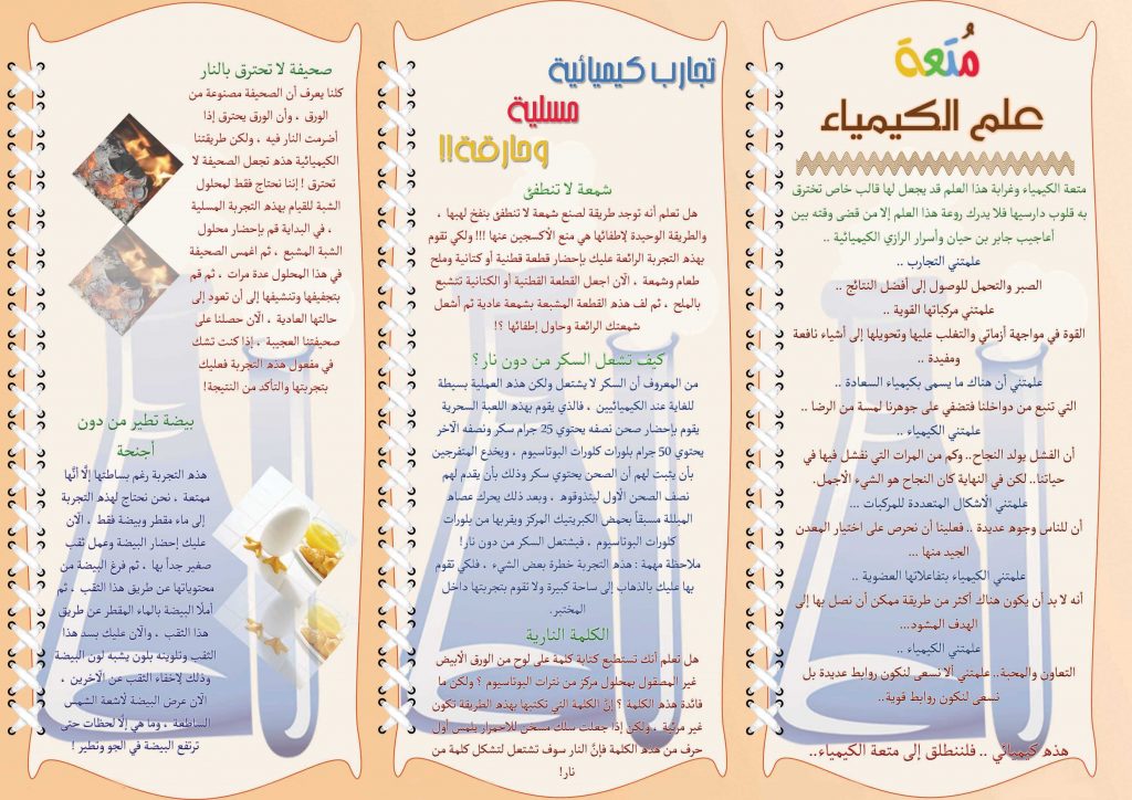 مطويات عن مادة العلوم - مطويات علوم سادس ٢