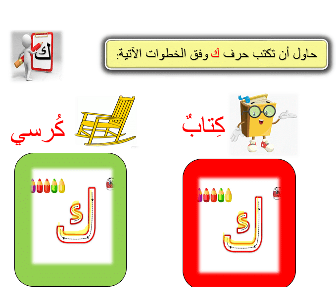 مطوية حرف الكاف 4