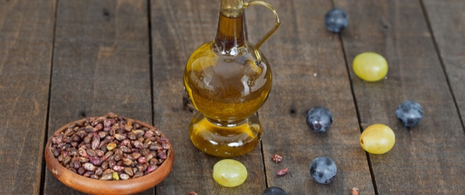 مين استخدمت زيت بذور العنب