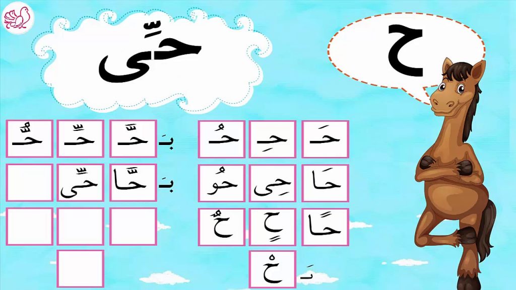 حرف الحاء بالحركات