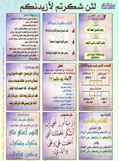 مطـوية عن شكر النعم 3