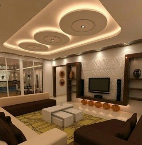 ديكورات جبس اسقف راقيه 2021 ٣