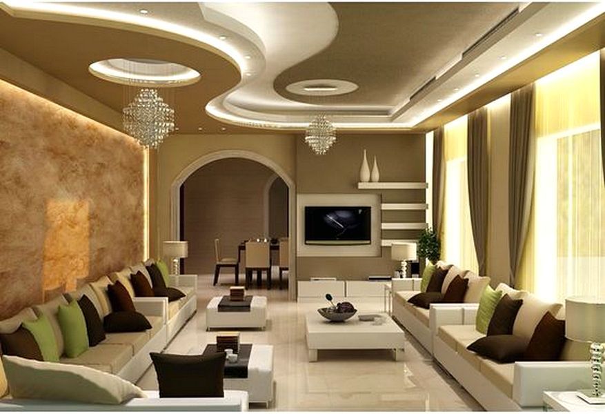ديكورات شاشات جبس بورد 2021 ١