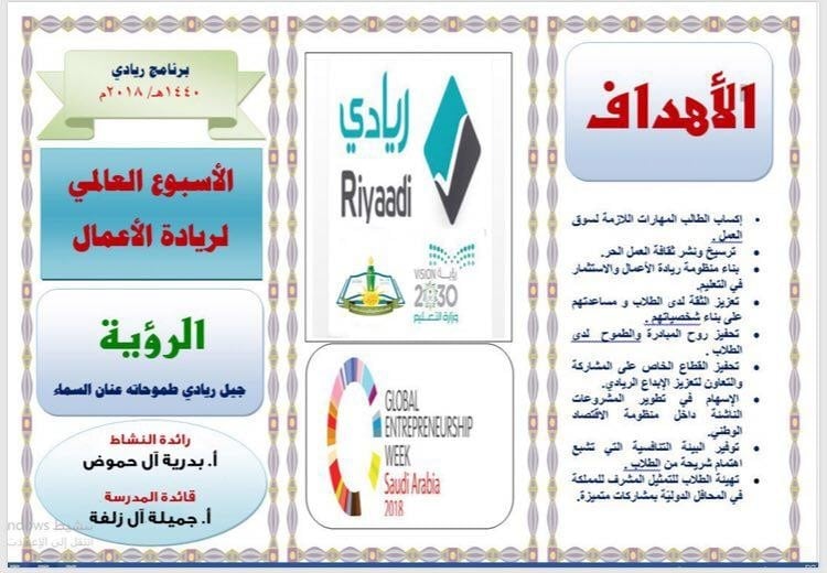 مطـويات عن ريادة الاعمال 1