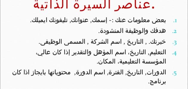 مطوية عن سيرة ذاتية 2