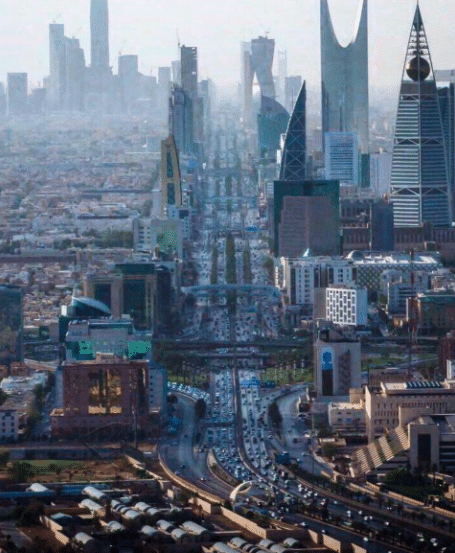 تطور مدينة الرياض