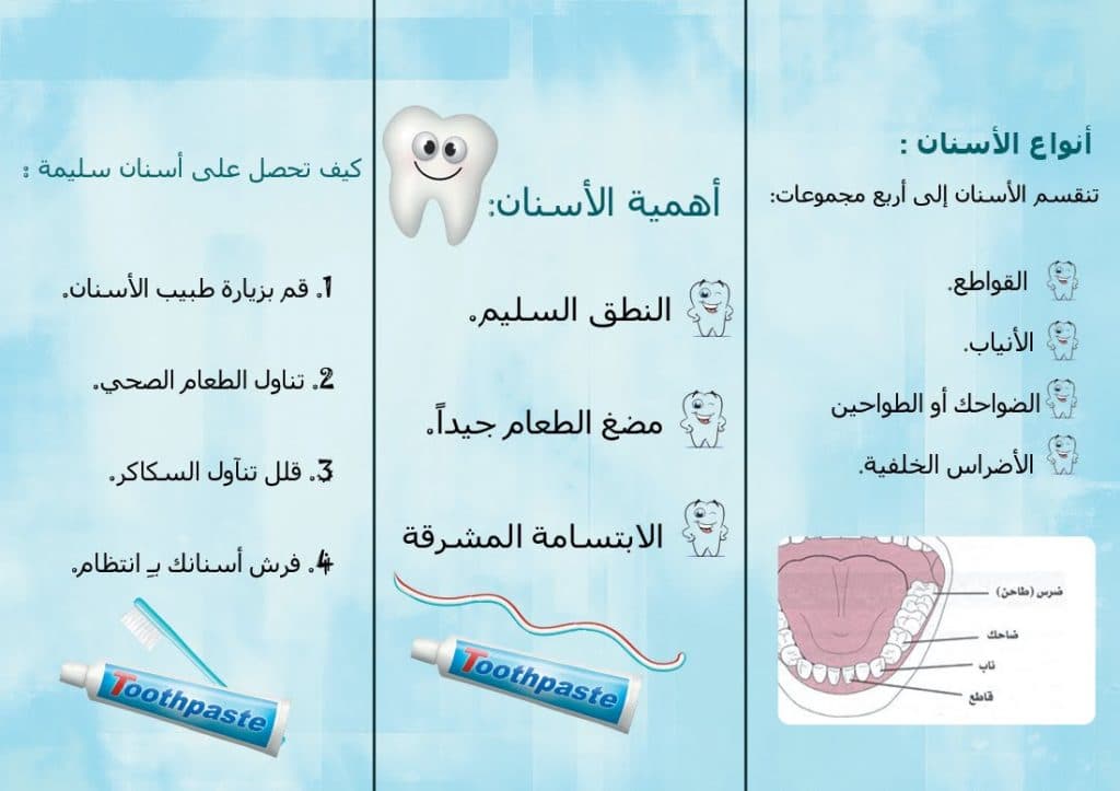 مطـويات عن صحة الفم والاسنان 7