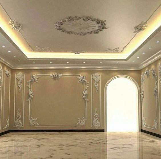 ديكورات اسقف جبس بسيطة 2021 ٤