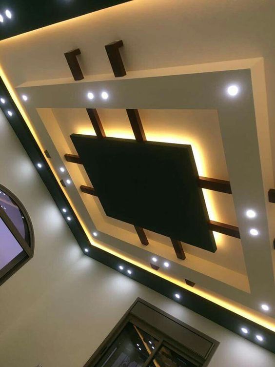ديكورات اسقف جبس بسيطة 2021 ٤