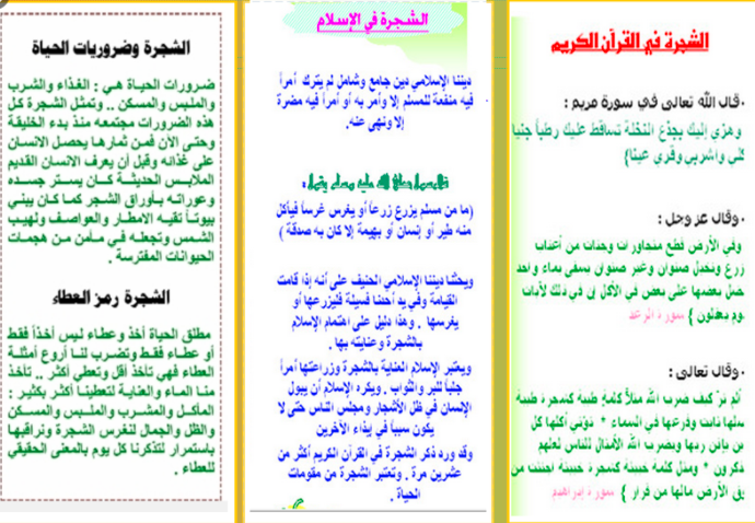 مطـوية عن اسبوع الشجرة جاهزة للطباعة 4