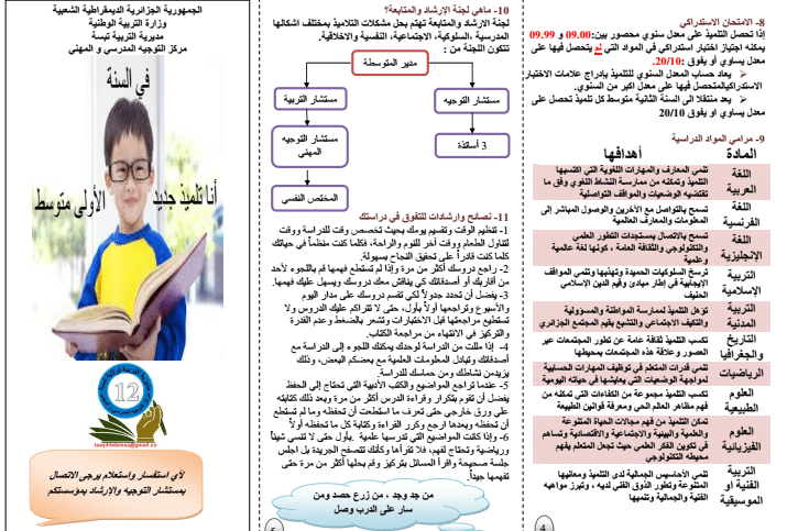 مطويات عن قلق الامتحان 3