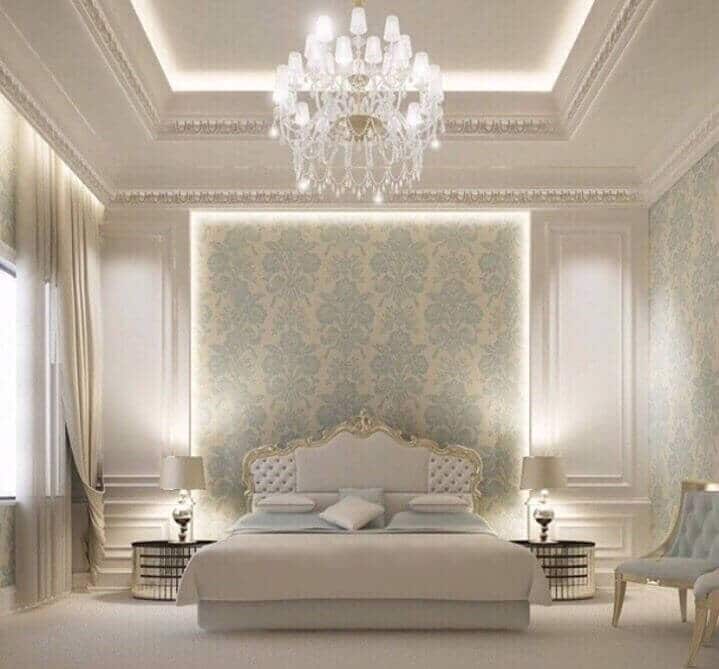 جبس غرف نوم كلاسيك ٤