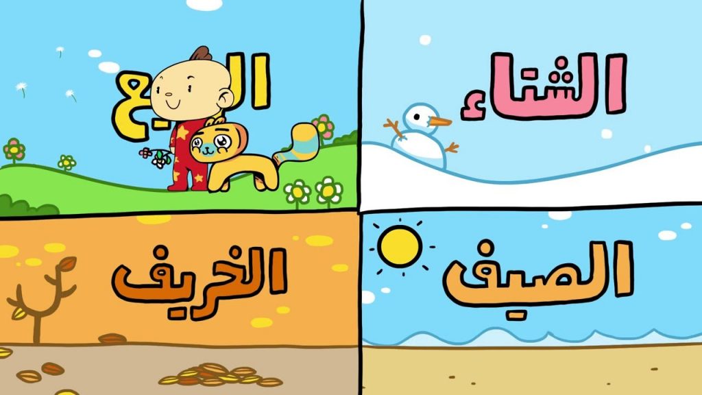 معلومات عن الفصول الأربعة للاطفال