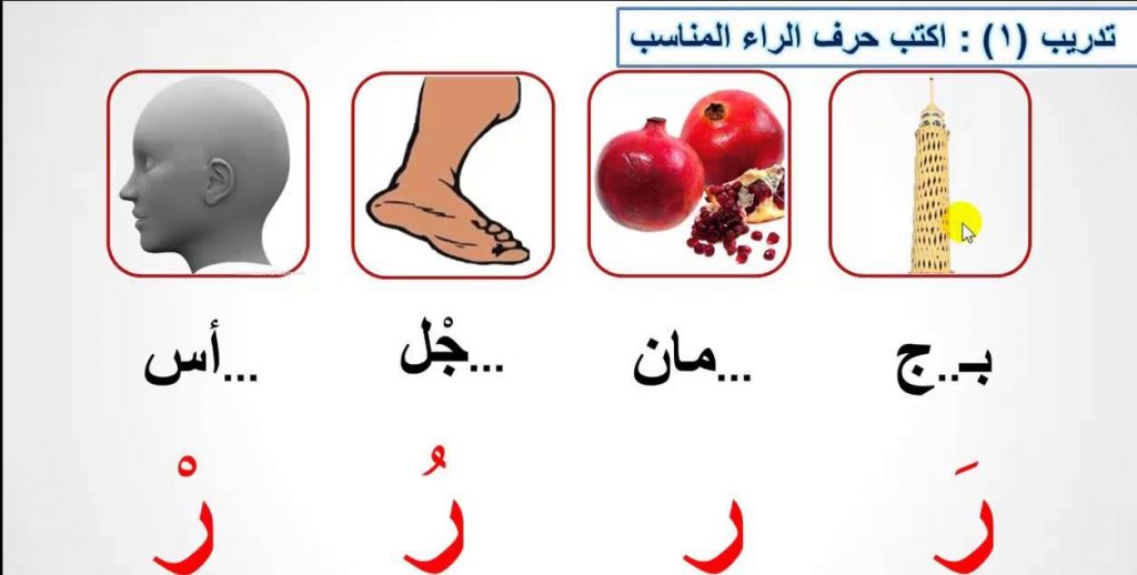 مطوية عن حرف الراء 6