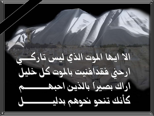 قصائد عن الموت والقبر