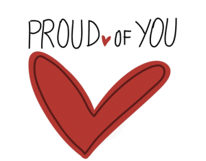 الرد على proud of you