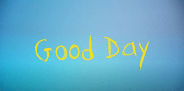 الرد على good day