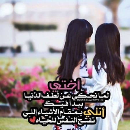 قصيدة مدح عن الاخت