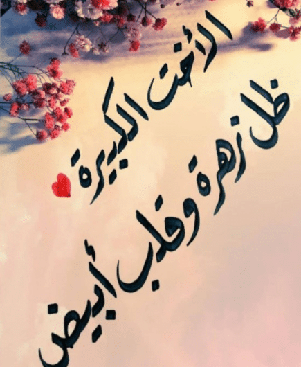 بوستات عن الاخت الكبيرة4