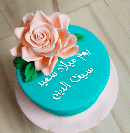 تورته عيد ميلاد بأسم سيف 2