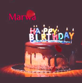 بطاقات تهنئة عيد ميلاد باسم مروة 4
