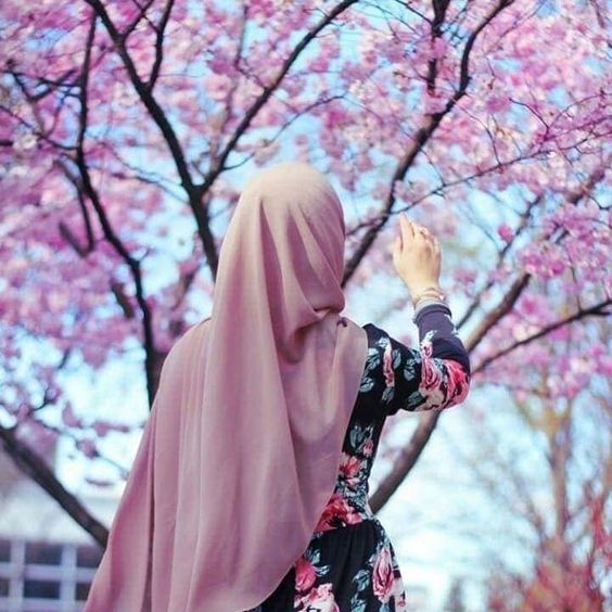 خلفيات بنات محجبات للموبايل بدون وجه ١