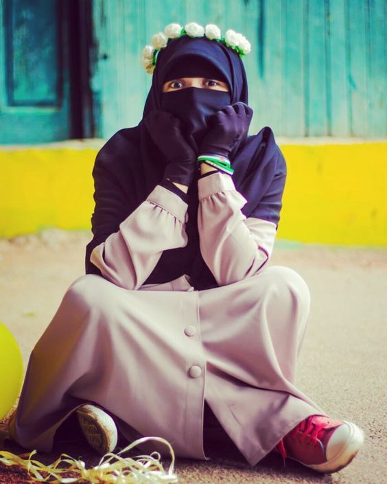رمزيات بنات منقبة انستقرام ١