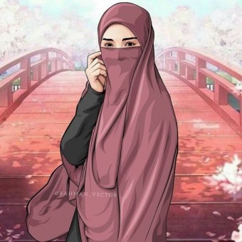 خلفيات بنات منقبات كيوت ١