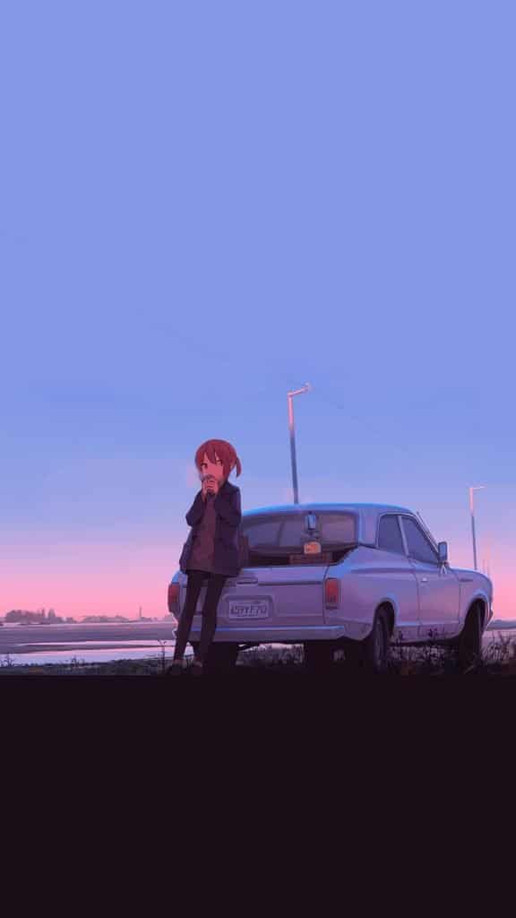 خلفيات بنات كرتون انمي كيوت ٤