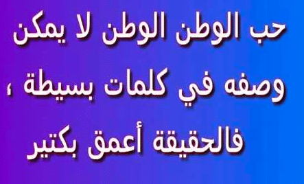 عبارات عن حب الوطن
