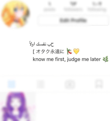 بايو تيك توك اوتاكو 4