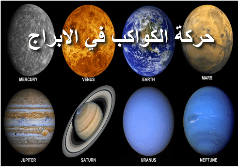 وضعية الكواكب في الابراج