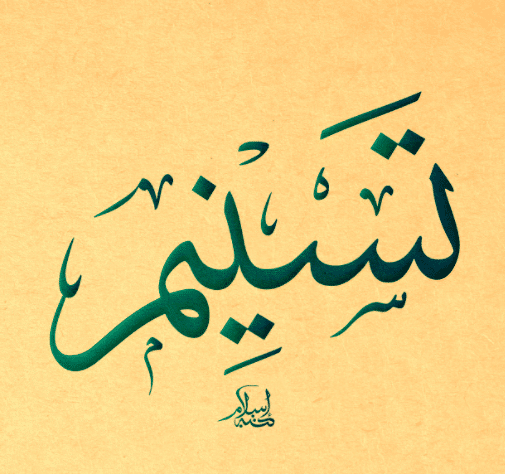 اجمل الصور عن اسم تسنيم 5