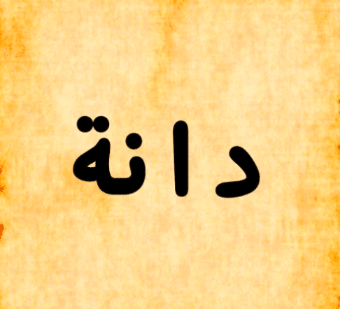 معنى اسم دانة