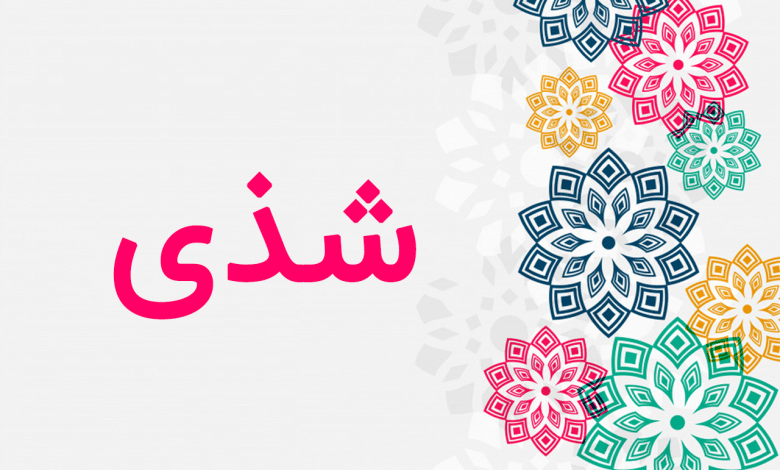 دلع اسم شذى