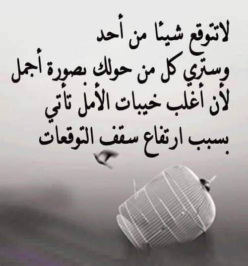 عبارات عن سقف التوقعات