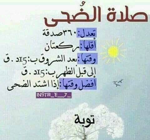 بوست عن صلاة الضحى 5
