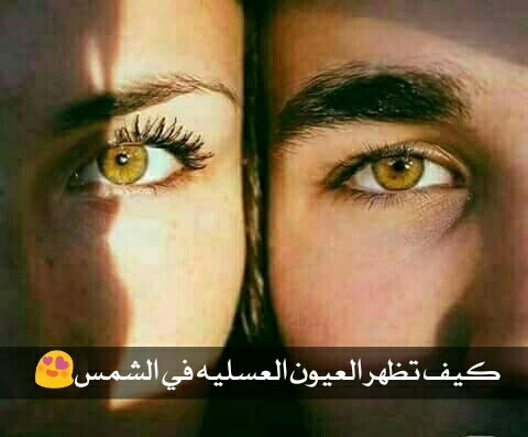 كلام عن العيون العسلية للرجال