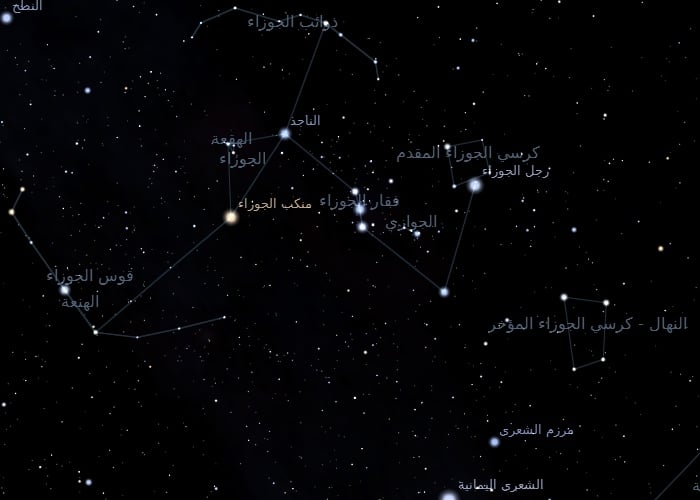 أسماء النجوم عند البدو