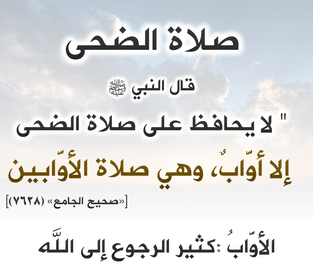 شرح حديث لا يحافظ على صلاة الضحى إلا أواب