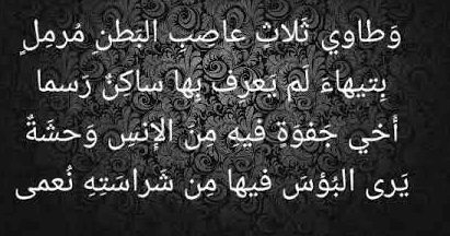 شعر عن عدم احترام الضيف