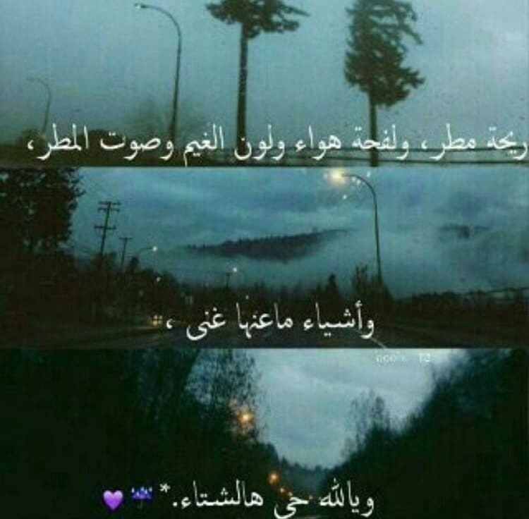 عبارات عن المطر